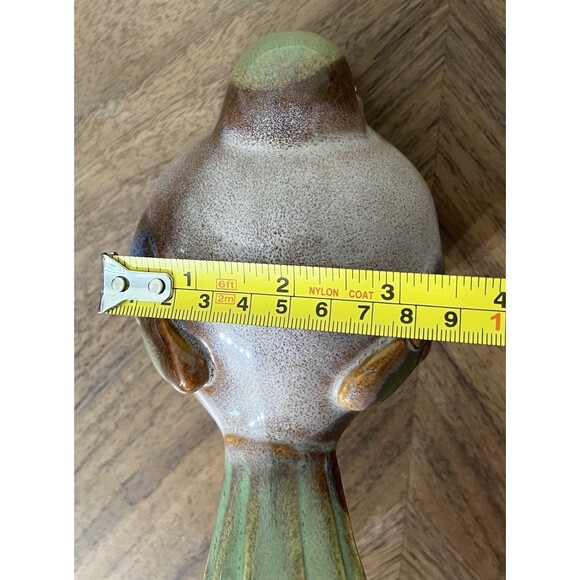 Chubby Sparrow Ceramic Pottery Bird Multicolored Bird Lovers Modern Farmhouse - Picture 10 of 11